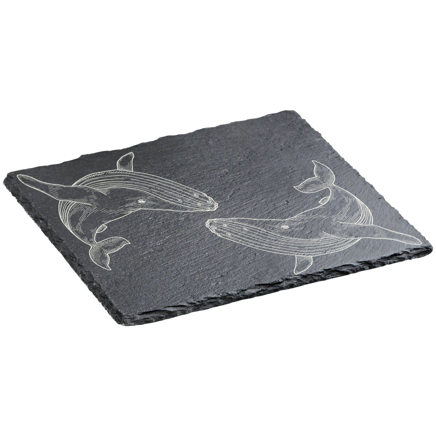 Servierplatte "Buckelwale" | 30x20cm aus Schiefer - INSELLIEBE USEDOM