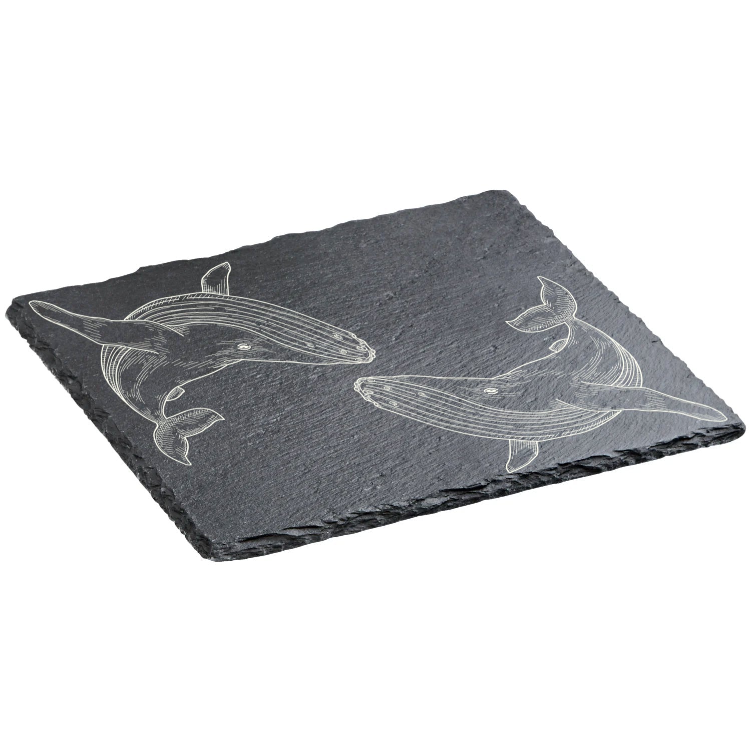 Servierplatte "Buckelwale" | 30x20cm aus Schiefer - INSELLIEBE USEDOM