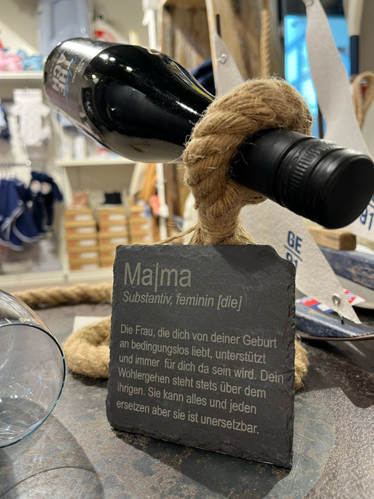 Untersetzer Schiefer "Mama Definition" | 10x10xm - INSELLIEBE USEDOM